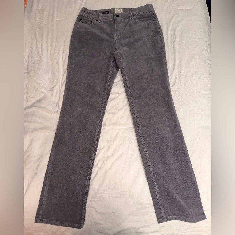 St. John's Bay Gray Straight Leg Pants